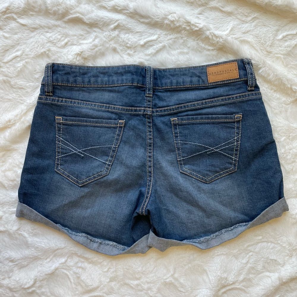 Aeropostale Midi Denim Short - Women’s 2 - Picture 2 of 7